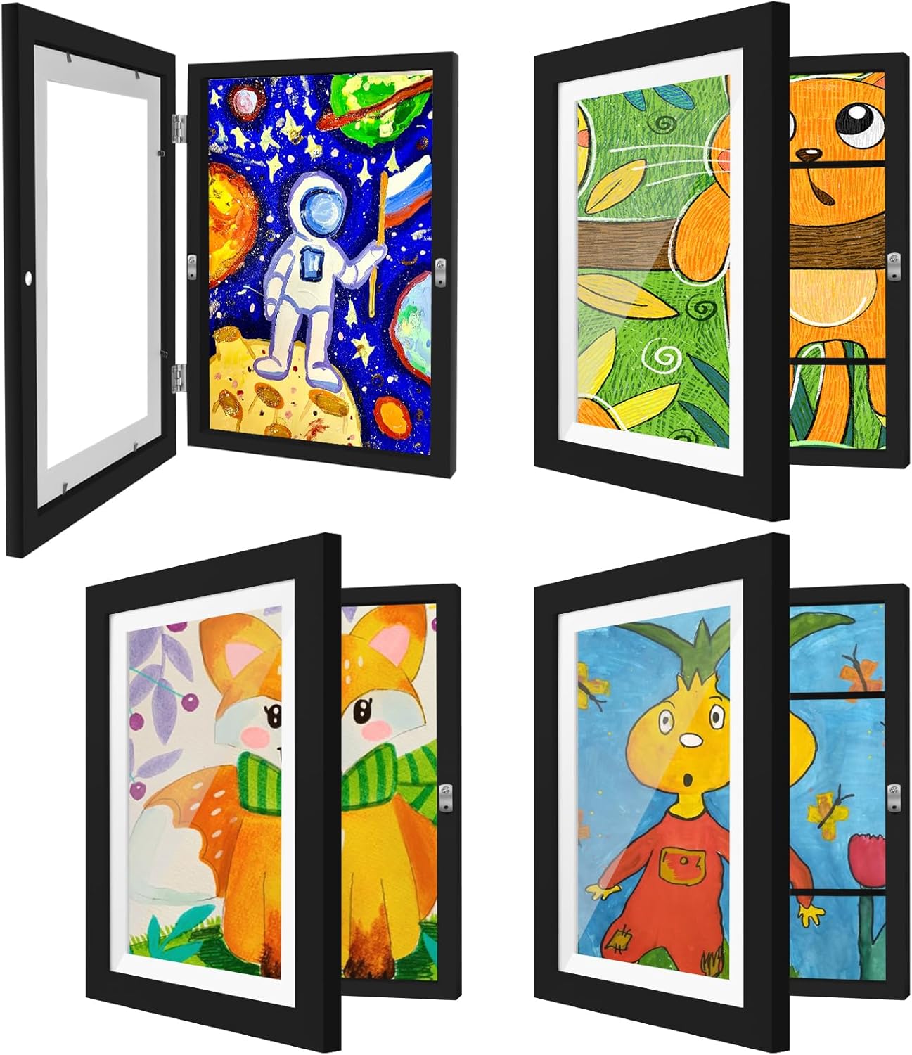 4Pack Kids Art Display Magnetic Frame