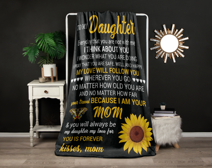 To My Daughter | FLM Arctic Fleece Blanket 50x60