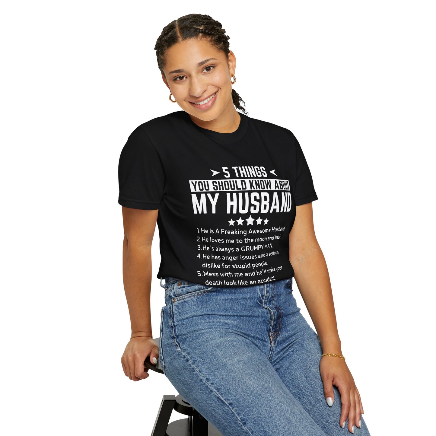 To My Wife | Unisex Garment-Dyed T-shirt
