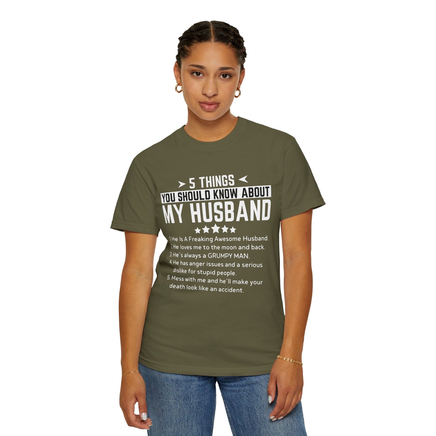 To My Wife | Unisex Garment-Dyed T-shirt