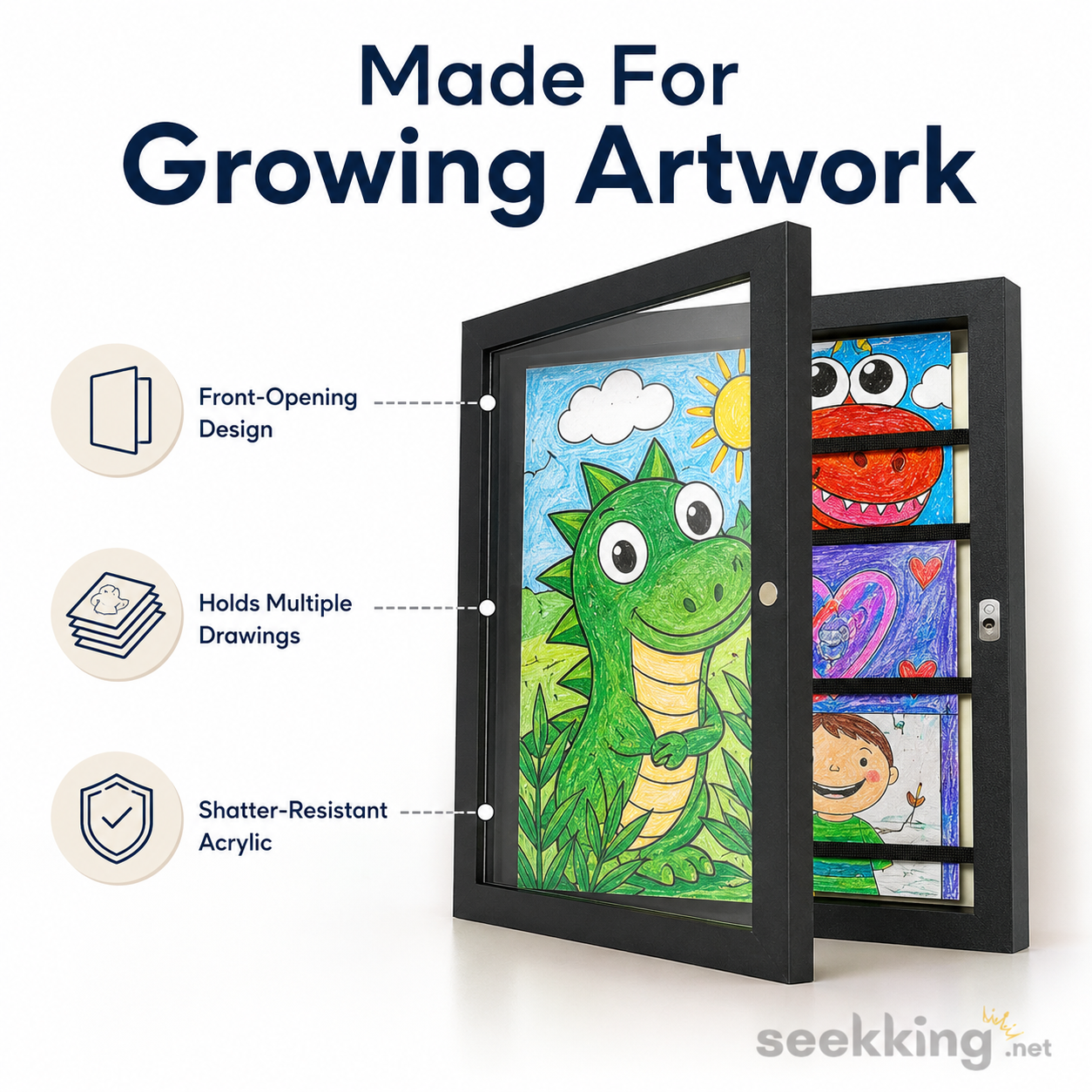 Kids Art Display Magnetic Frame