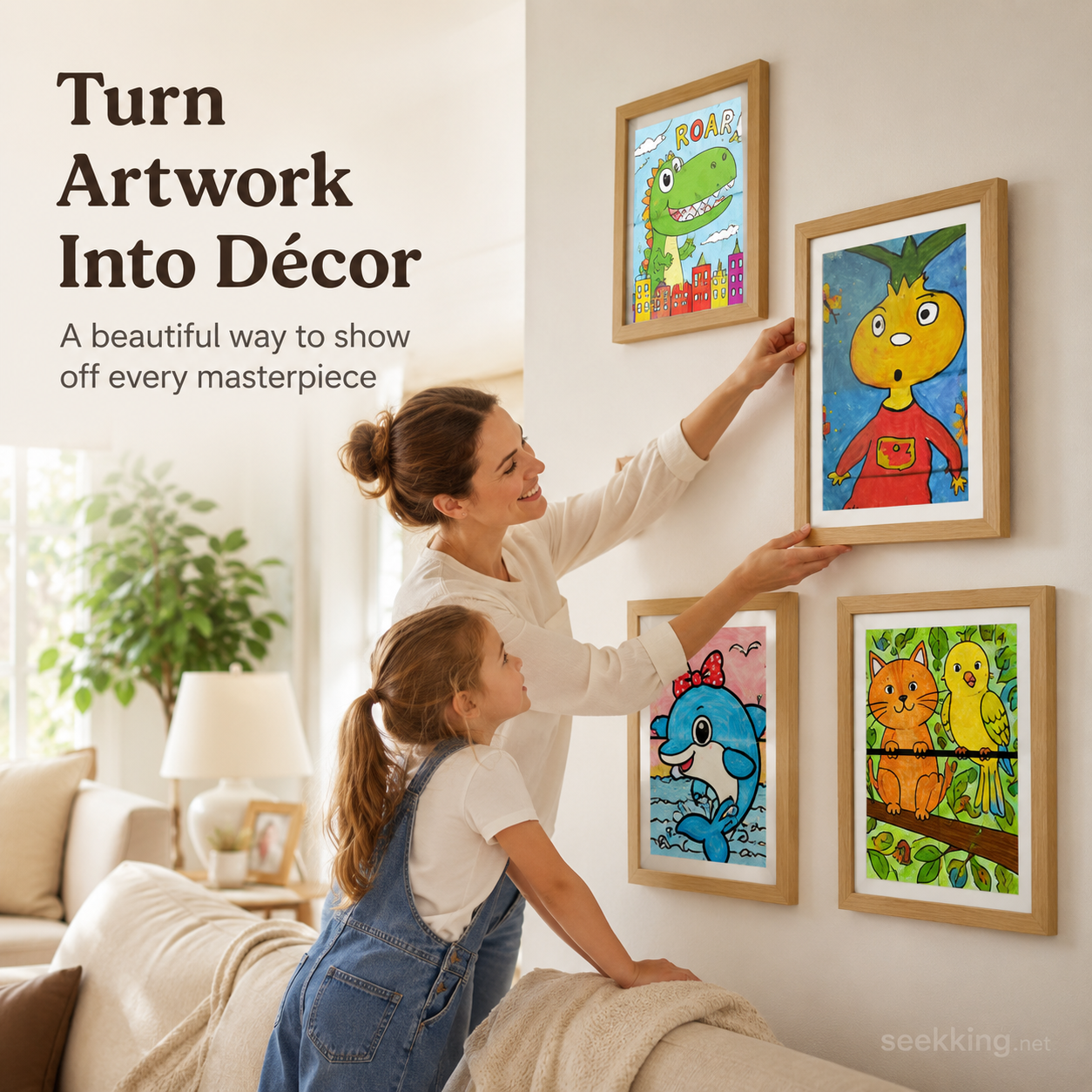 Kids Art Display Magnetic Frame