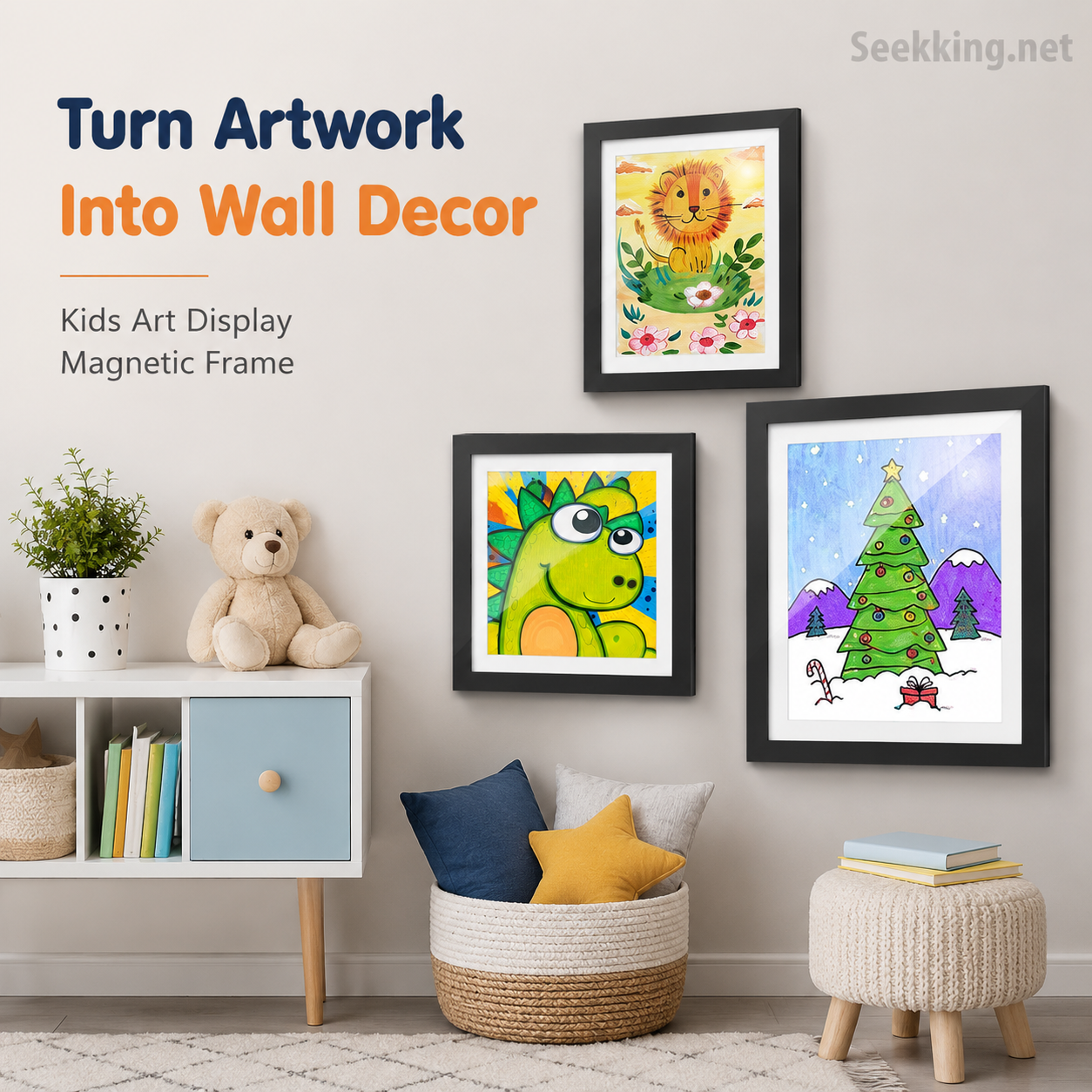 Kids Art Display Magnetic Frame