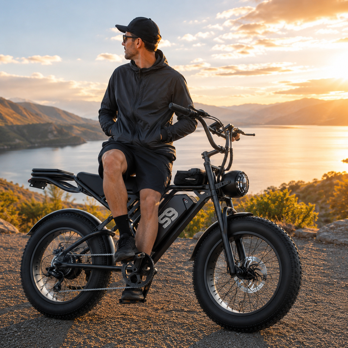 ApexRover 20″ Fat Tire Electric Bike | Up to 34 MPH & 50-Mile Range