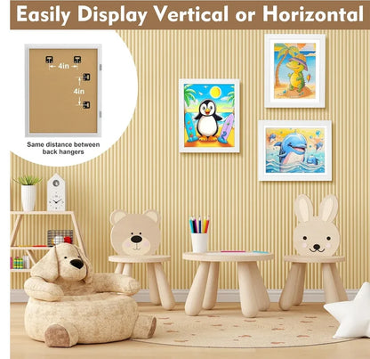 4Pack Kids Art Display Magnetic Frame