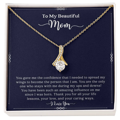 To My Beautful Mom | Alluring Beauty necklace