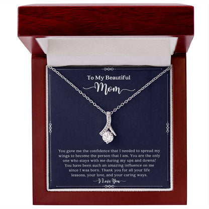 To My Beautful Mom | Alluring Beauty necklace