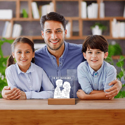 Husband LED Plaque for Father's Day