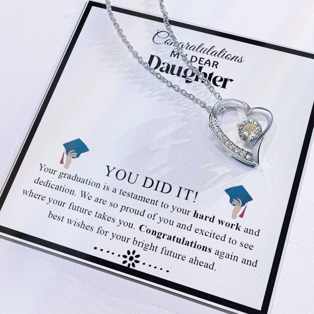 Congratulations My Dear Daughter  | Forever Love Necklace