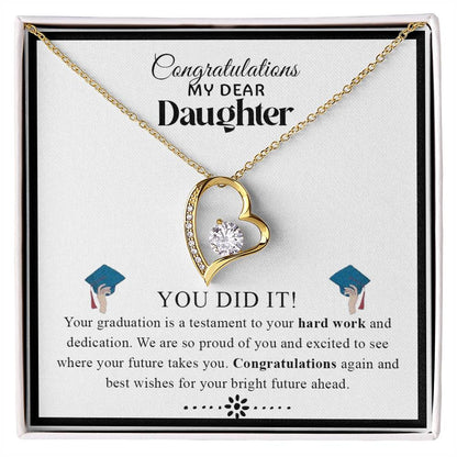 Congratulations My Dear Daughter  | Forever Love Necklace