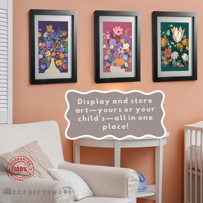 4Pack Kids Art Display Magnetic Frame