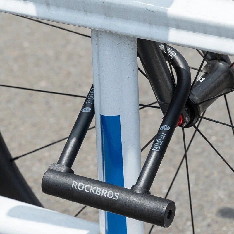 RideGuard Mini keyed U-lock security detail