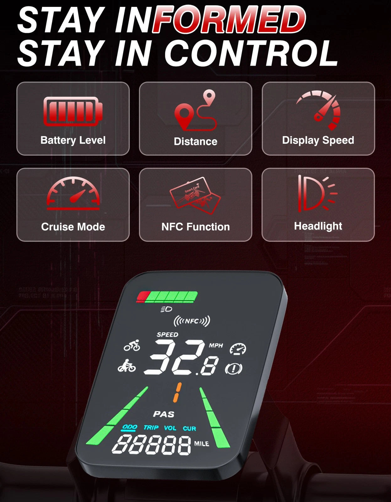 RidgeRacer electric dirt bike braking detail
