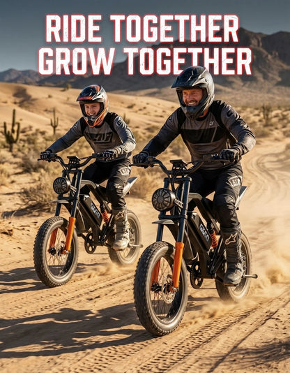 RidgeRacer electric dirt bike battery and frame detail
