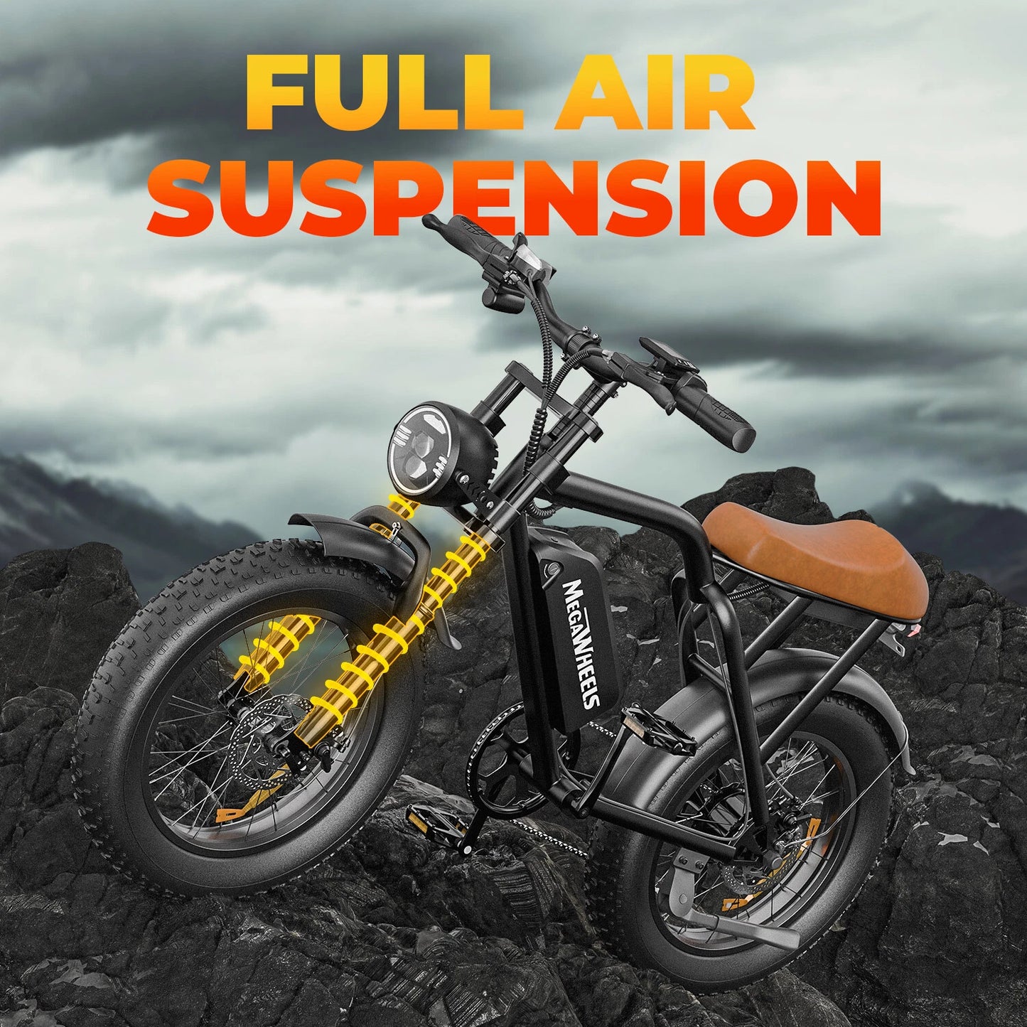MEGAWHEELS 1500W e-bike component detail