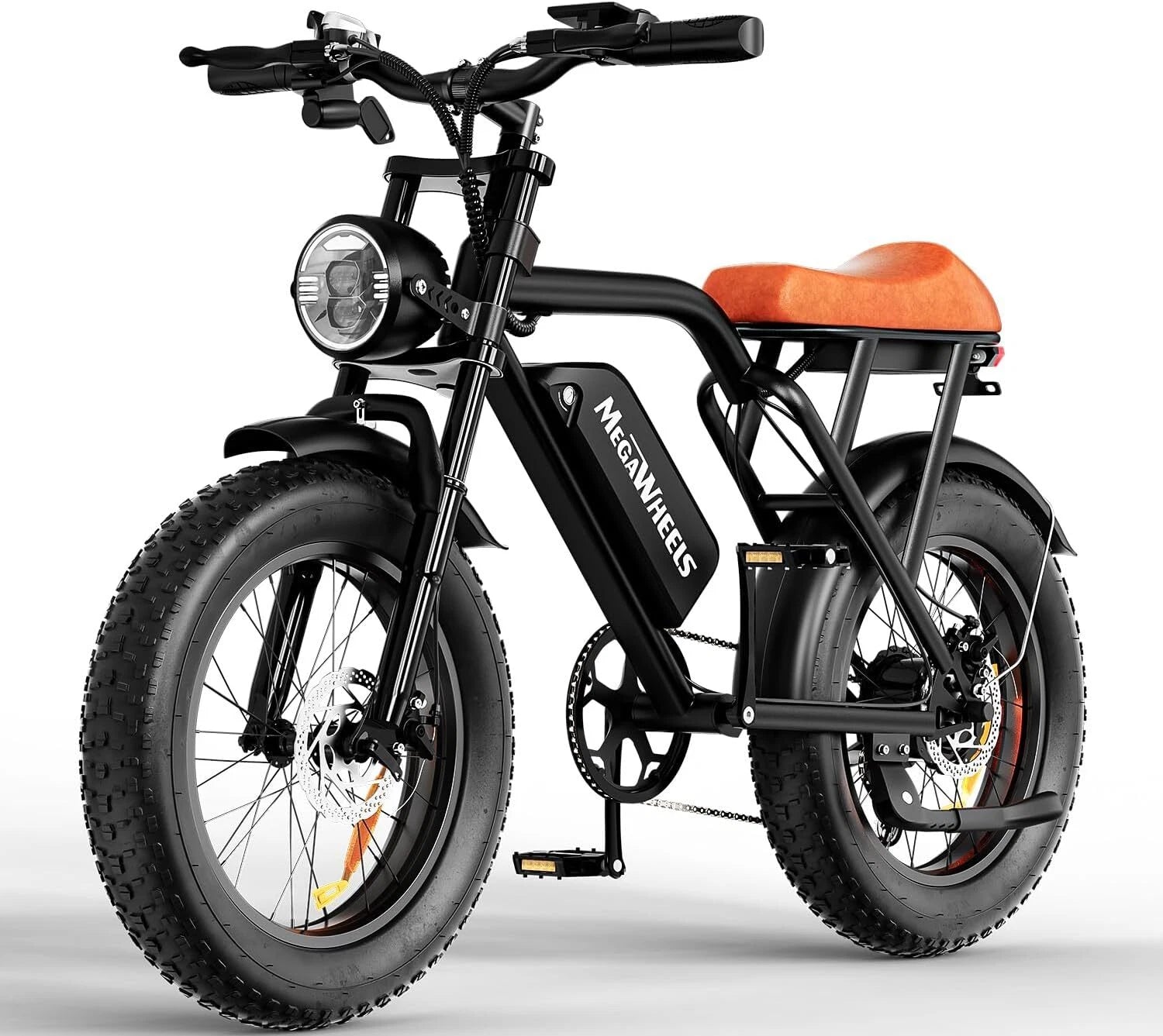 MEGAWHEELS 1500W electric bike feature view
