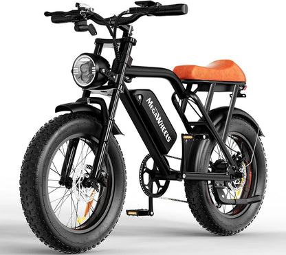 MEGAWHEELS 1500W electric bike feature view