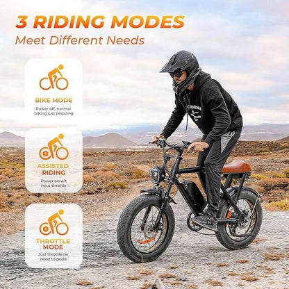 MEGAWHEELS 1500W fat tire and frame detail