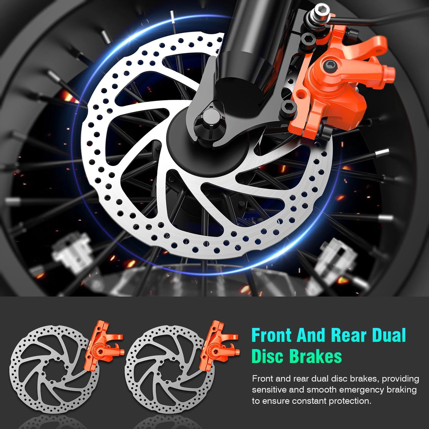 TrailVolt 1500 electric bike feature detail