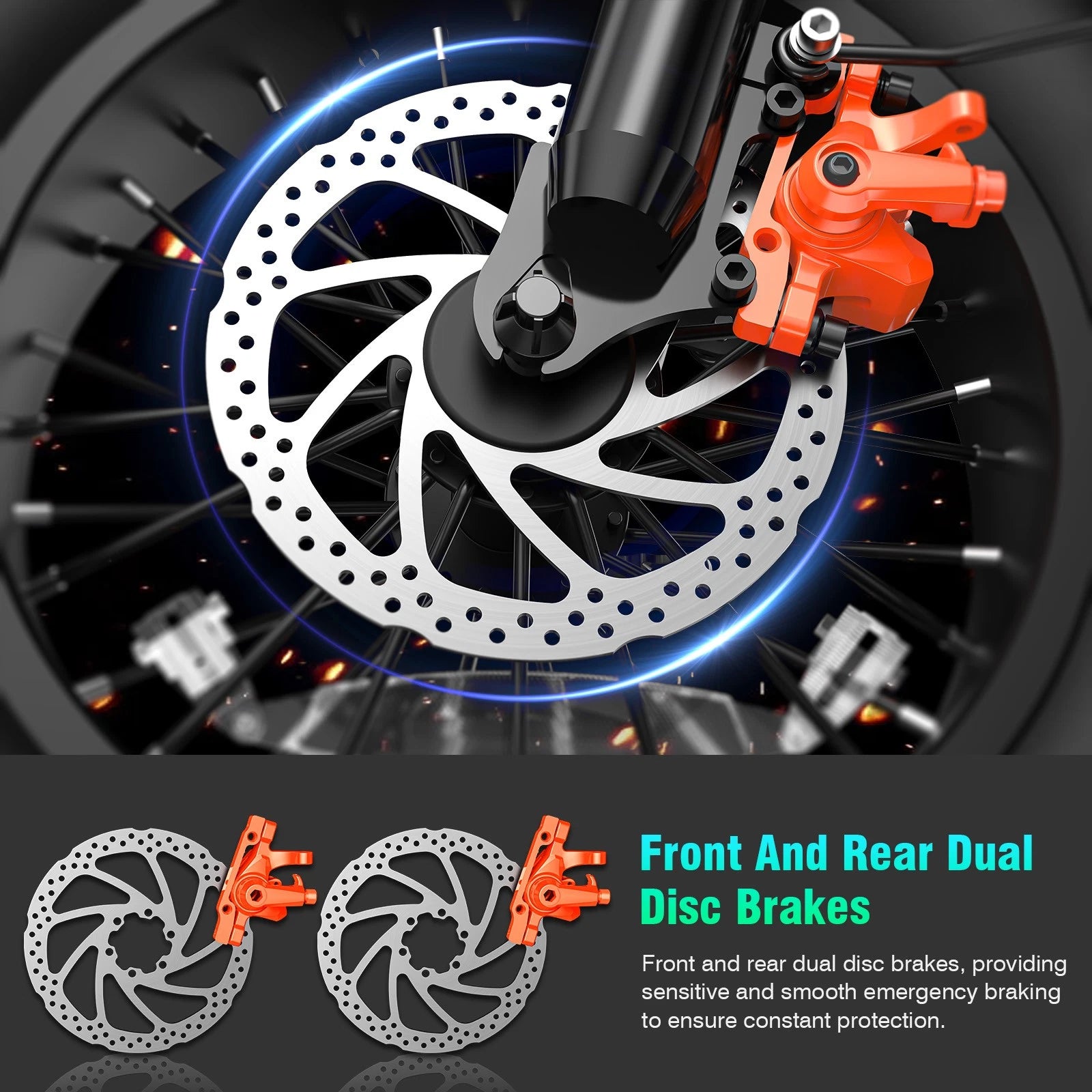 TrailVolt 1500 electric bike feature detail